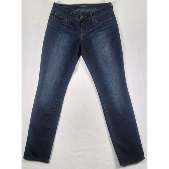 Lucky Brand Denim - Lucky Brand Lolita Skinny Jeans Womens 6 / 28 Mid Rise Dark Blue Denim